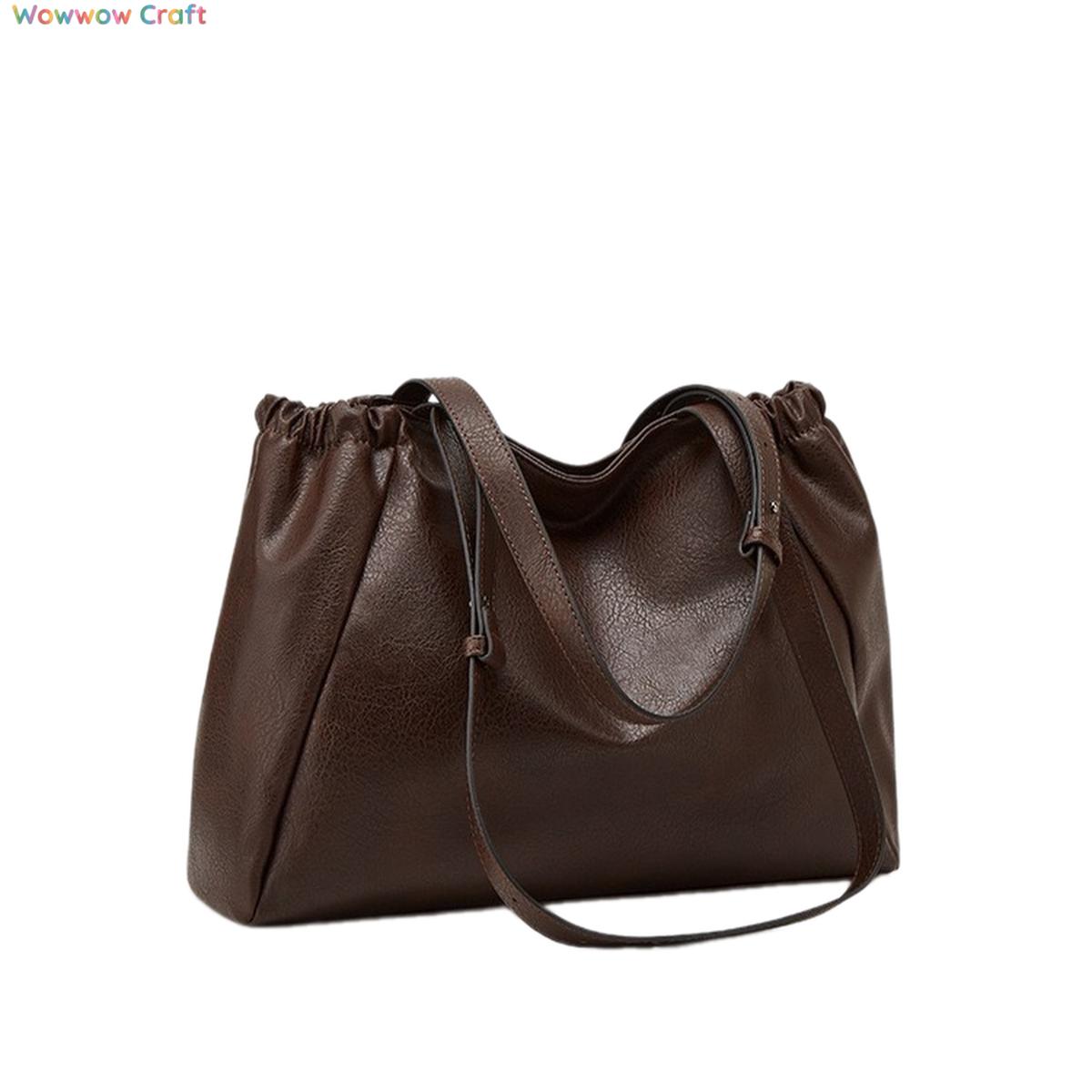 Shoulder Bags,Totes,Leather Bags,Burgundy Coffee Brown Fashion Leather Bag - Crossbody Bag Handbag Shoulder Bag